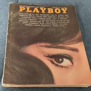 Vintage PlayBoy October 1964 Collectible POTM Rosemarie Hillcrest Good Condition